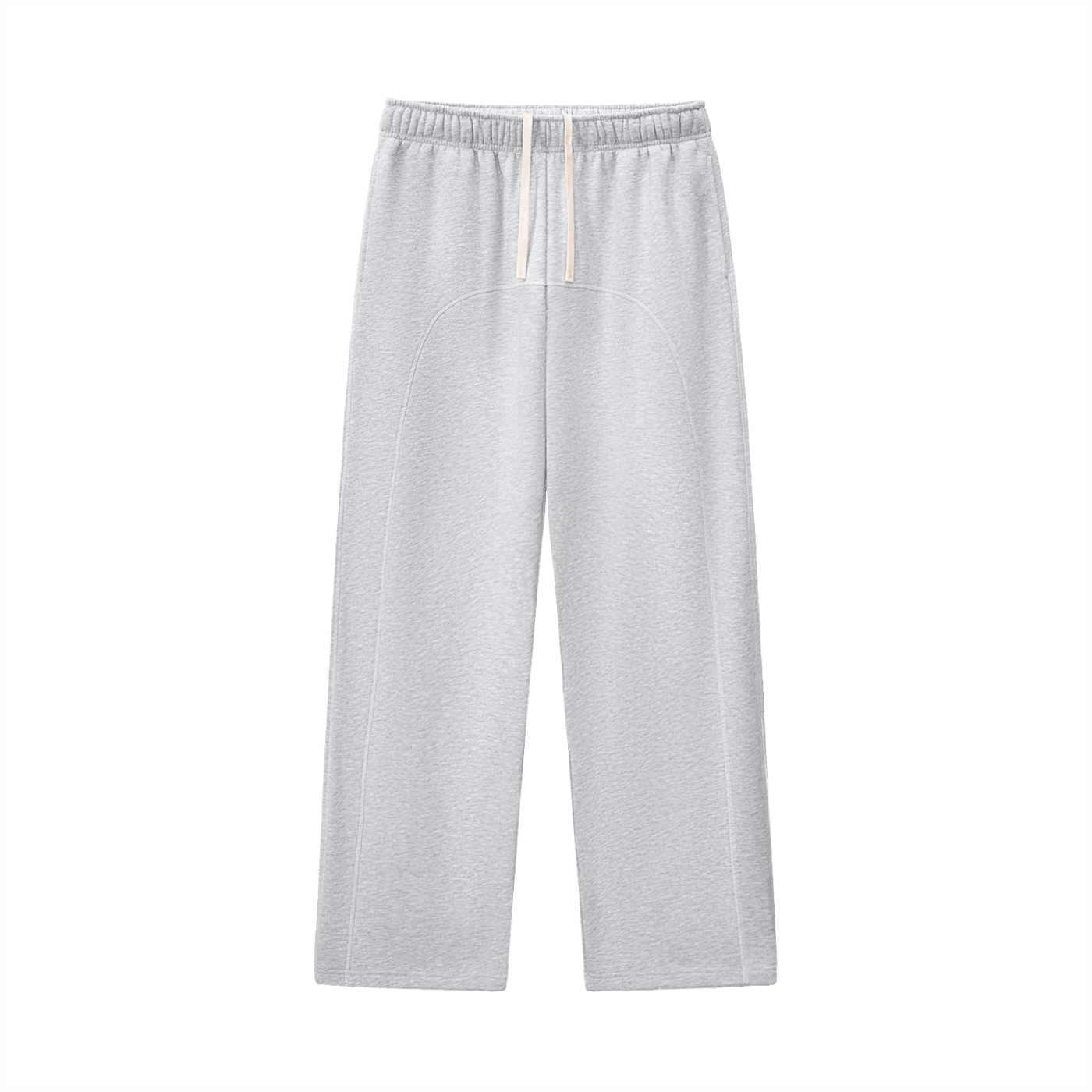 Gray sweatpants on a white background