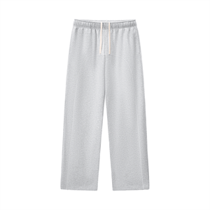 Gray sweatpants on a white background