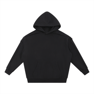Black hoodie on a white background