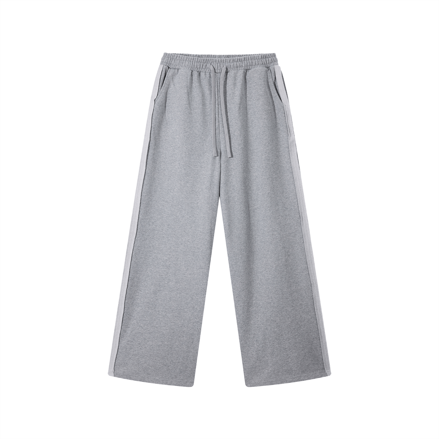 Gray sweatpants on a white background