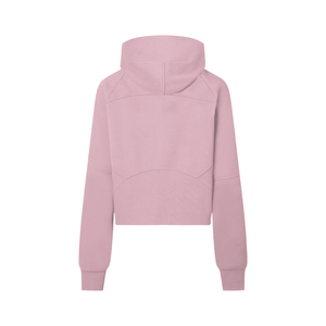Pink hoodie on a white background