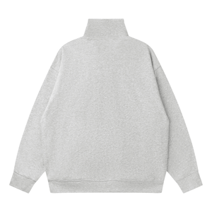 Gray sweatshirt on a white background