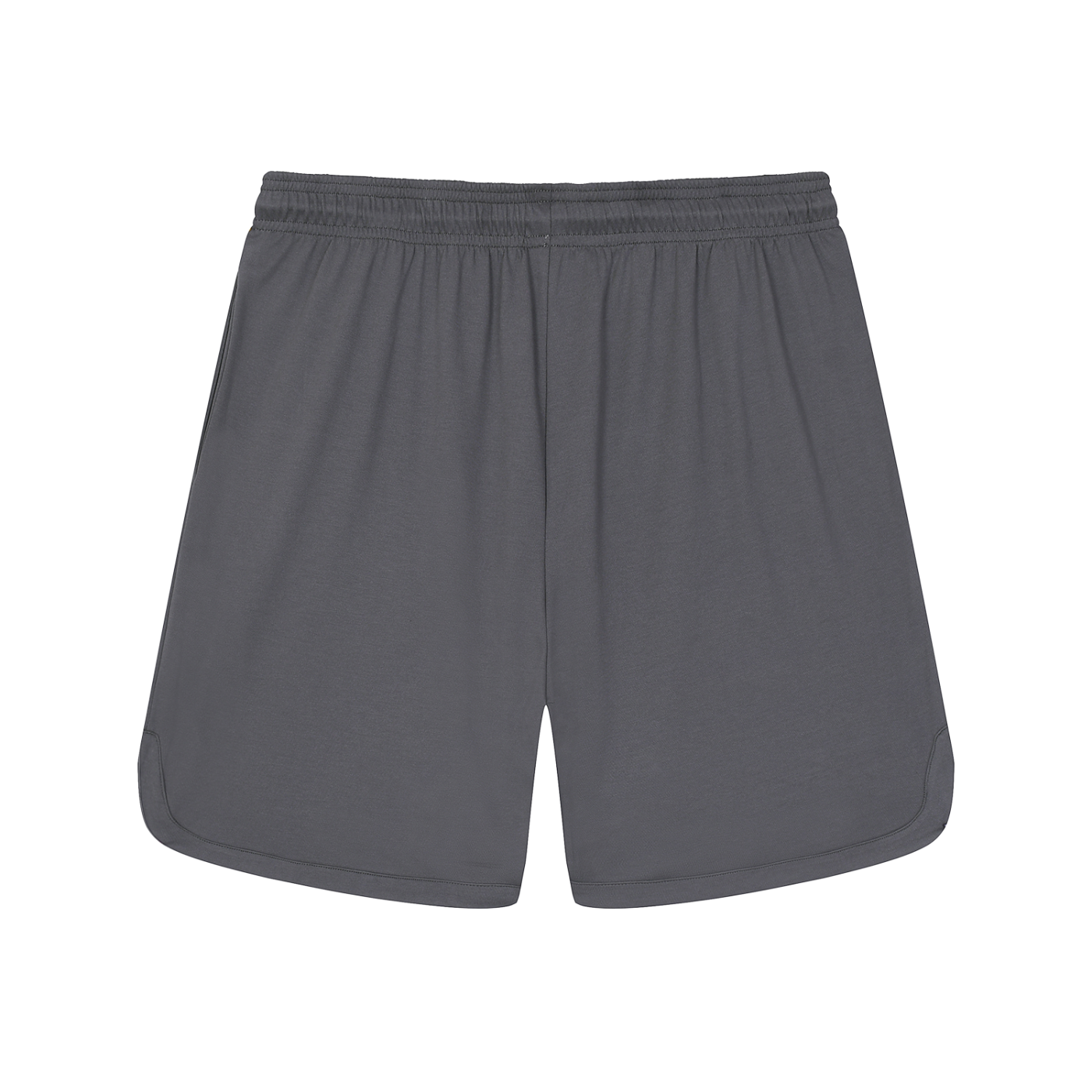 Gray shorts on a white background