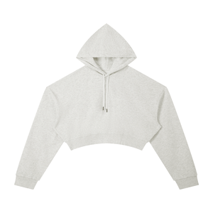 Light gray hoodie on a white background