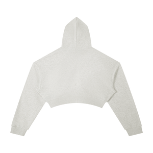 Light gray hoodie on a white background