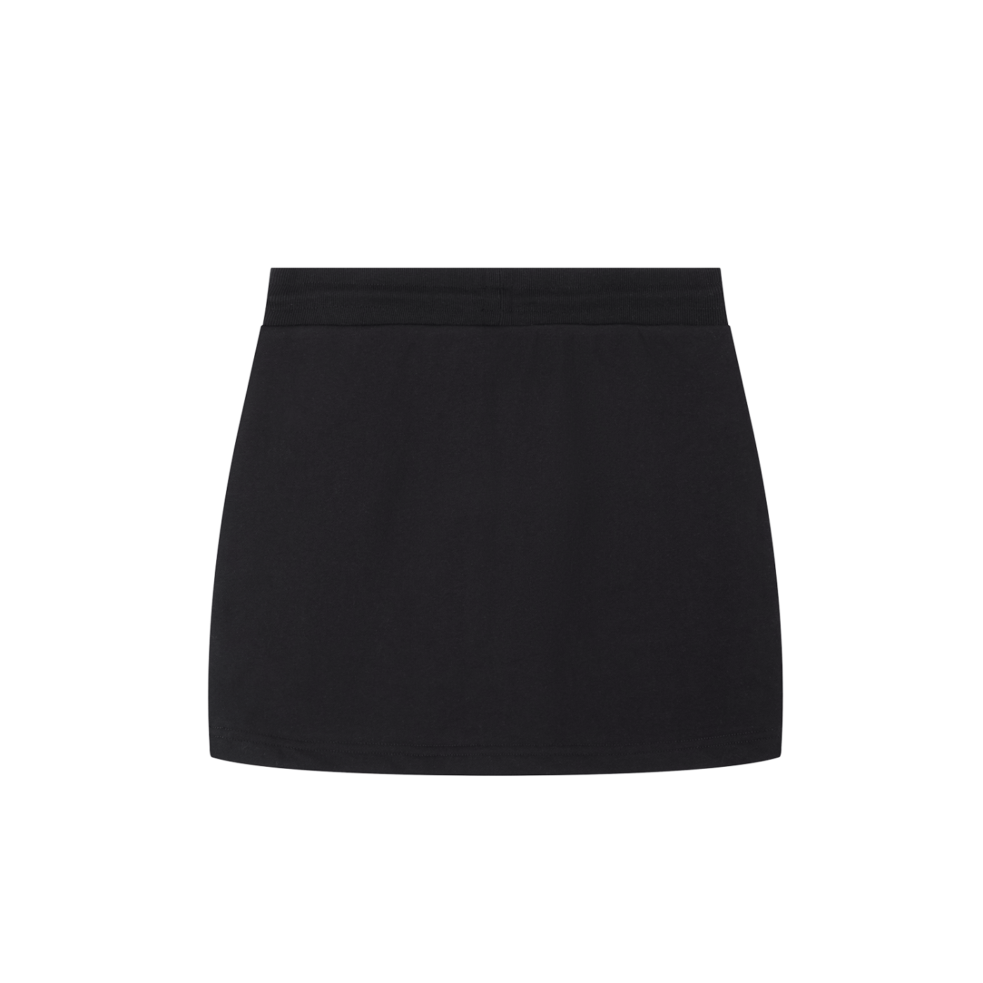Black skirt on a white background