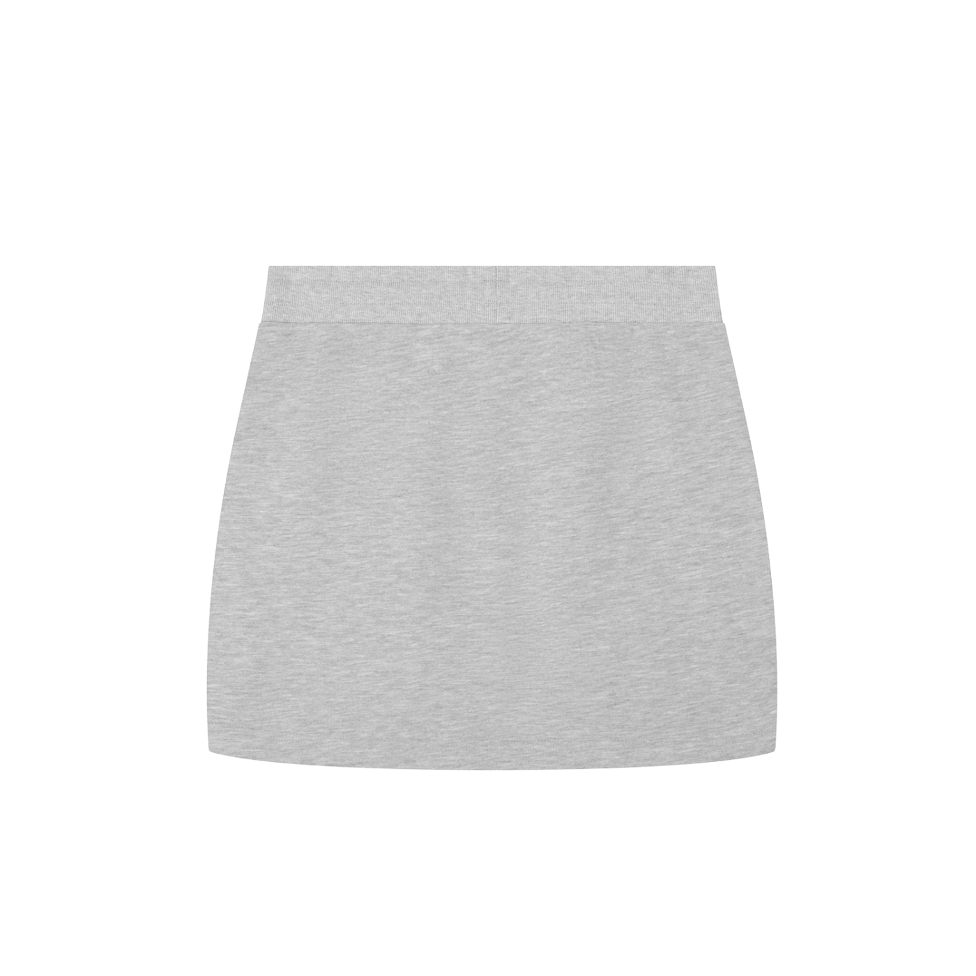 Gray skirt on a white background