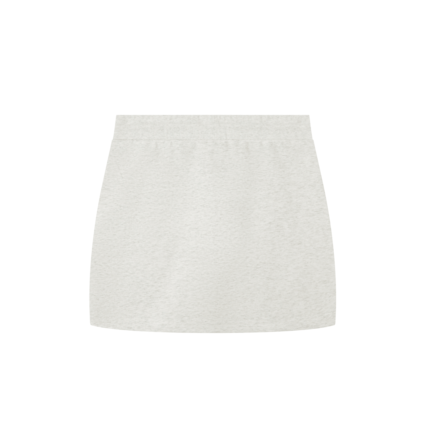 Light gray skirt on a white background
