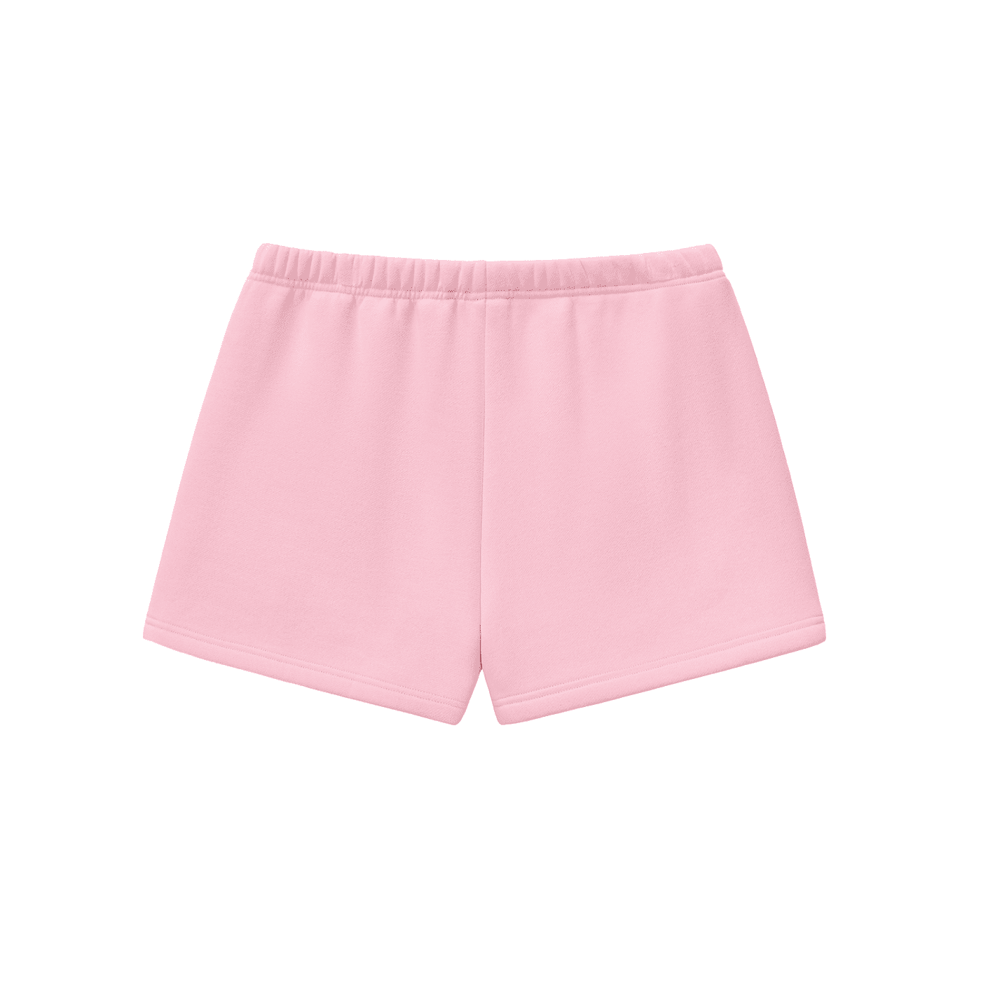 Pink shorts on a white background