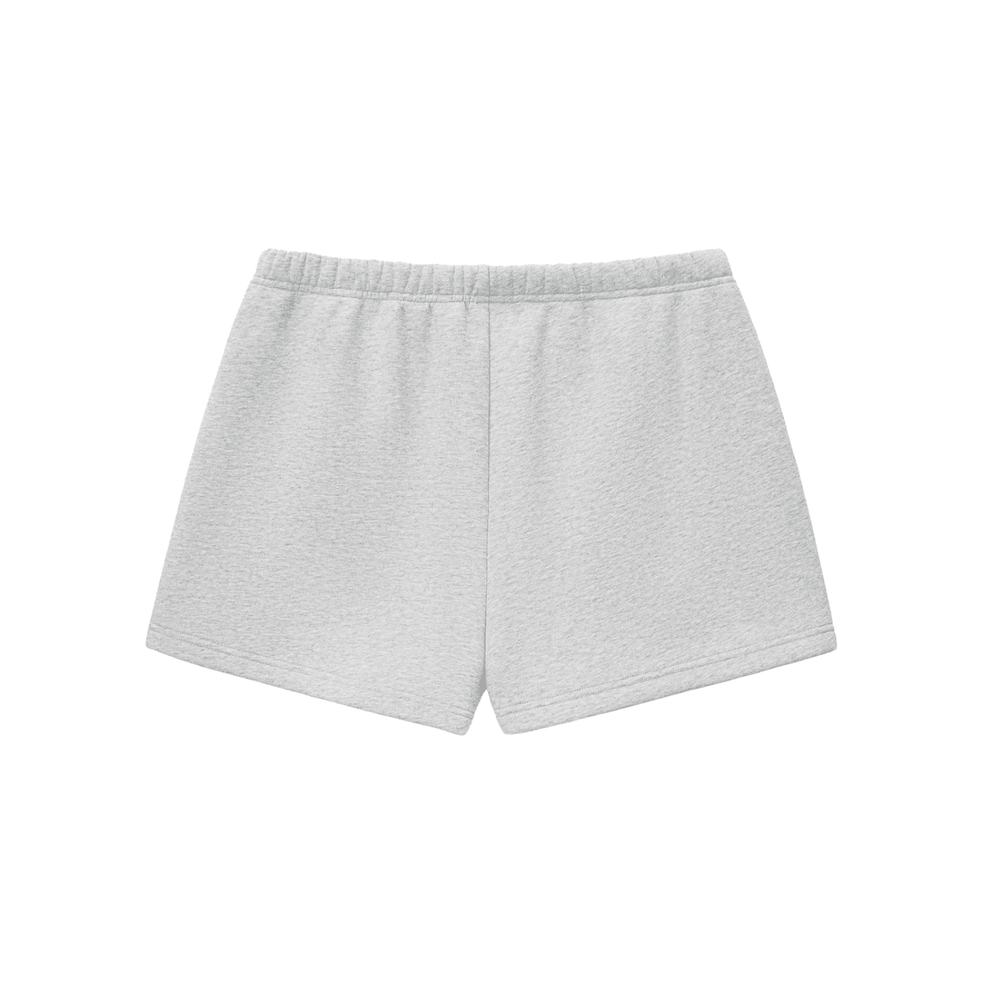 Gray shorts on a white background