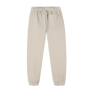 Beige sweatpants on a white background
