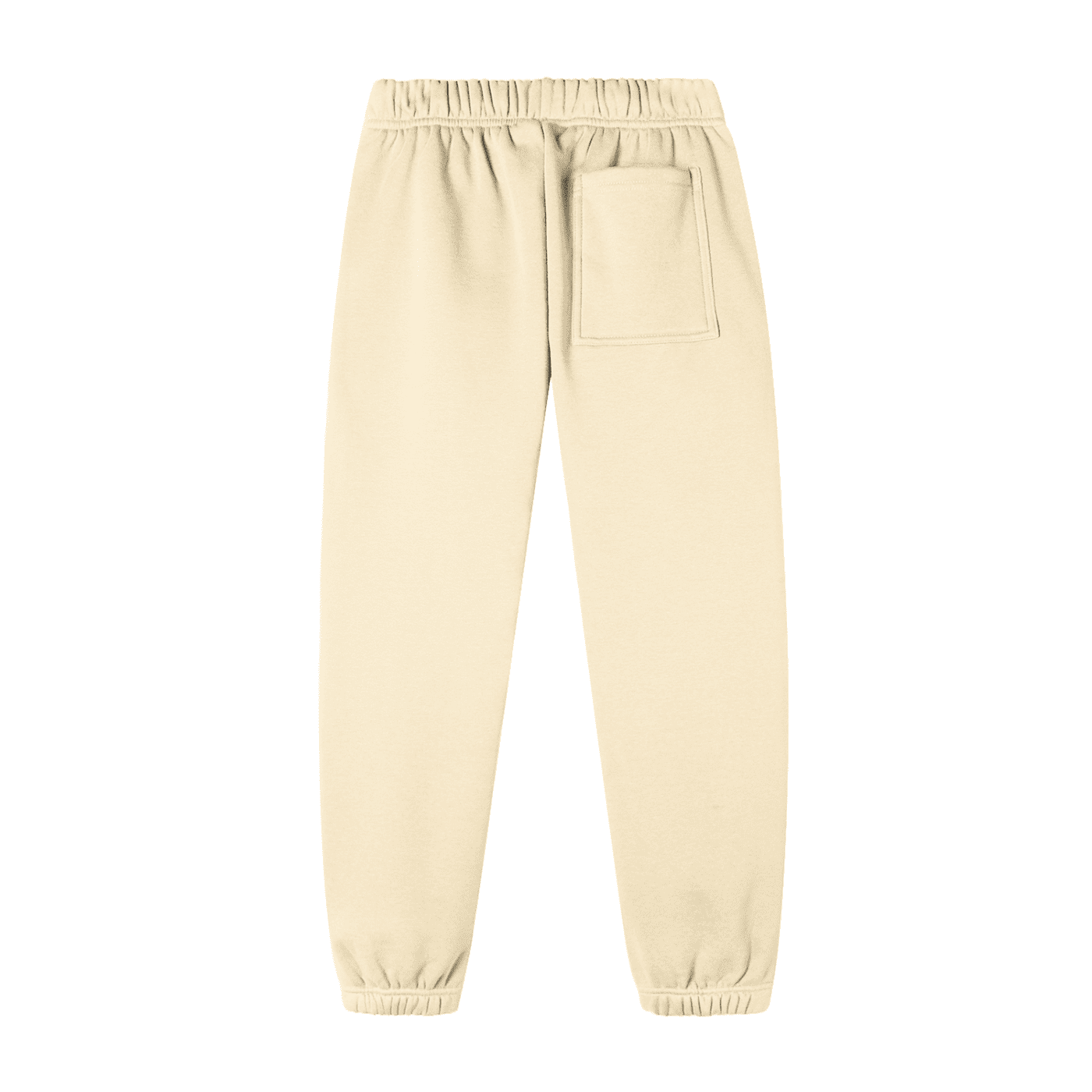 Beige sweatpants on a white background