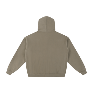 Beige hoodie on a white background