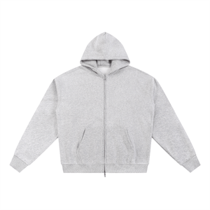 Gray hoodie on a white background
