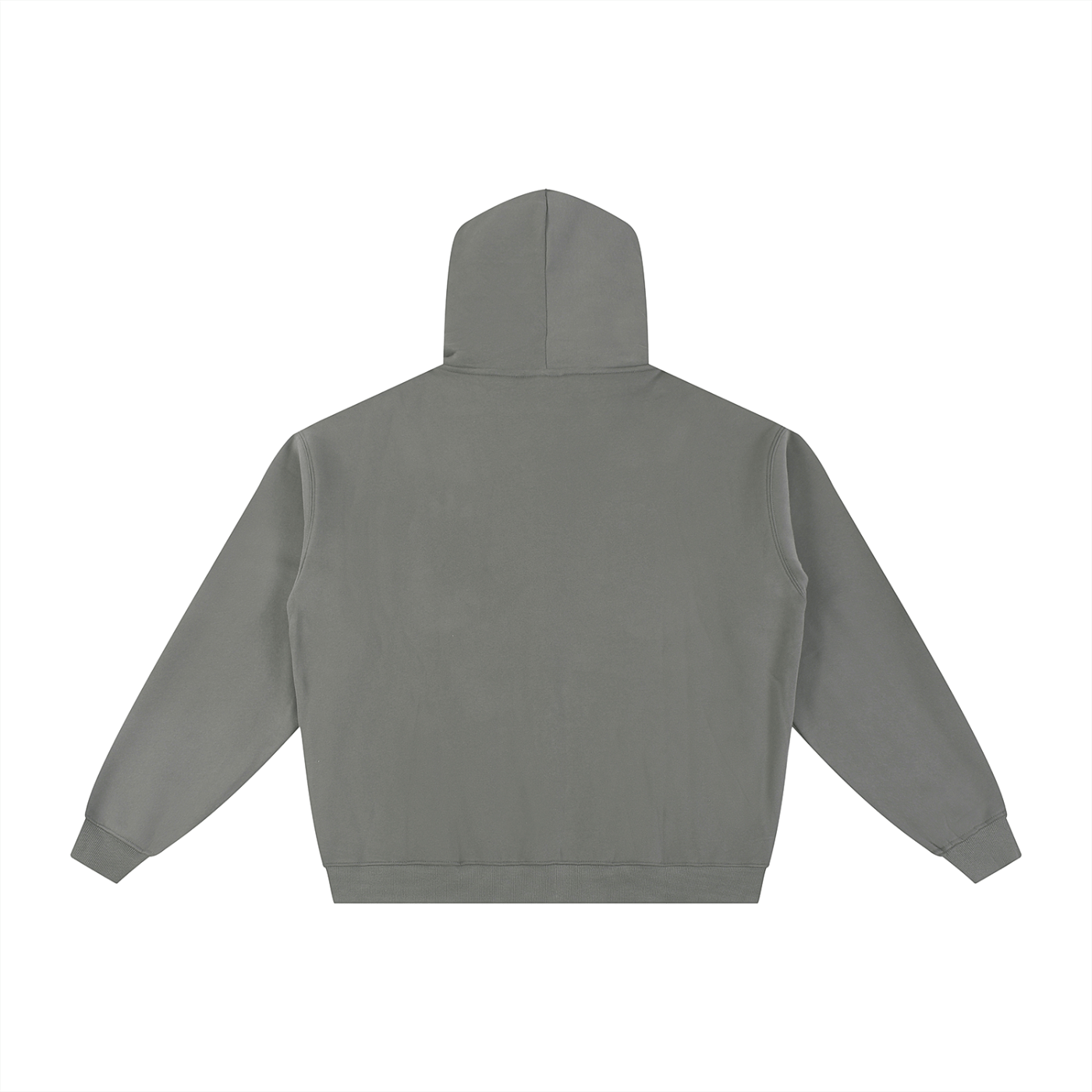 Gray hoodie on a white background