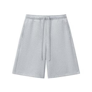 Gray shorts on a white background