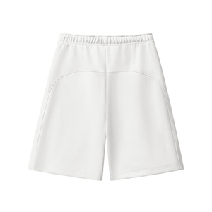 White shorts on a white background