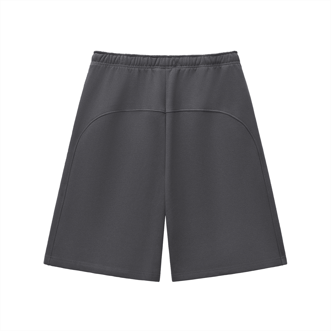 Gray shorts on a white background