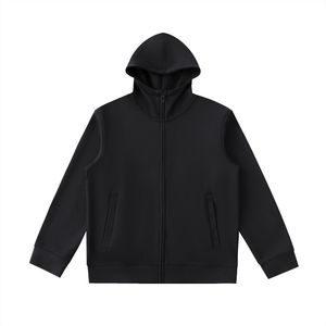 Black hoodie on a white background