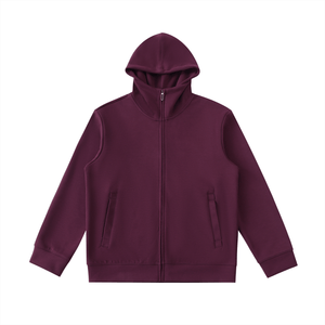 Maroon hoodie on a white background