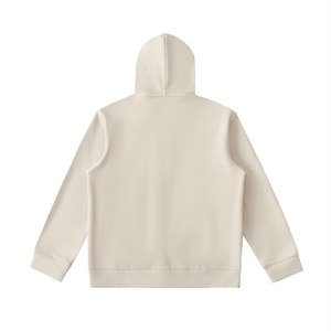Beige hoodie on a white background