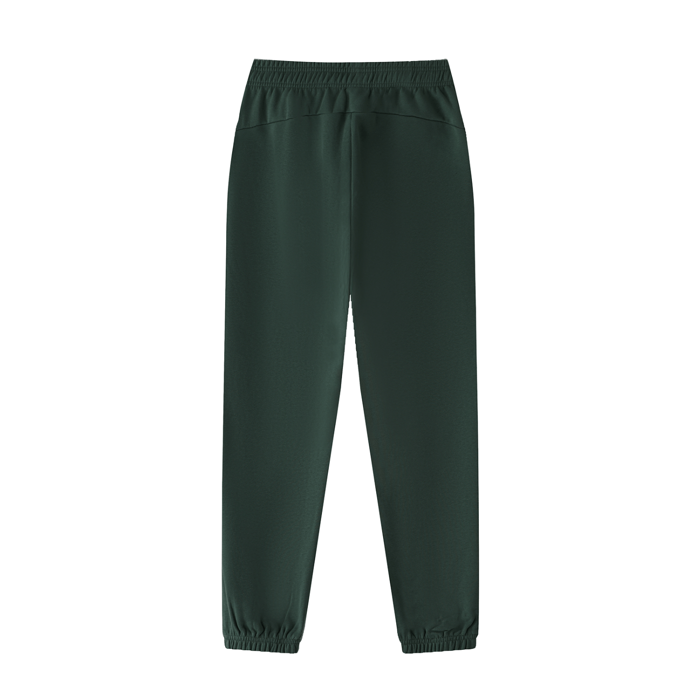 Dark green pants on a white background