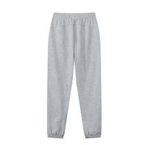 Gray sweatpants on a white background