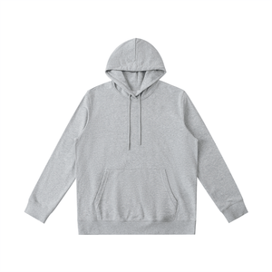 Gray hoodie on a white background