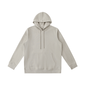 Beige hoodie on a white background