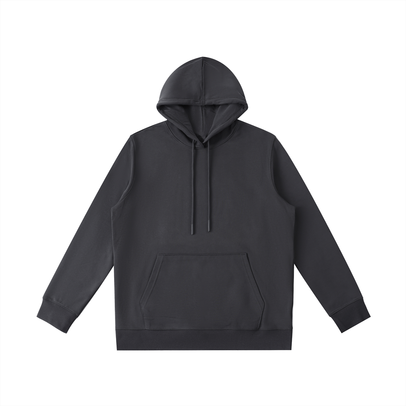 Black hoodie on a white background