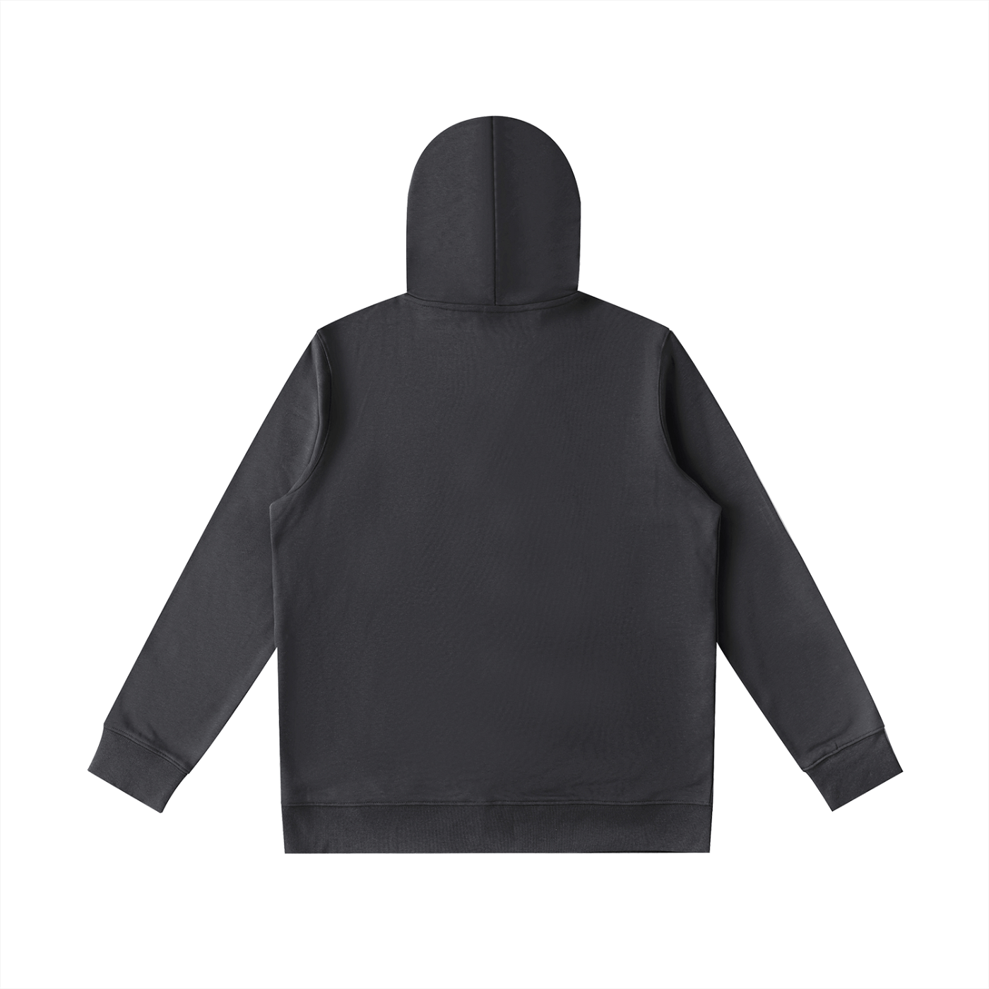 Black hoodie on a white background