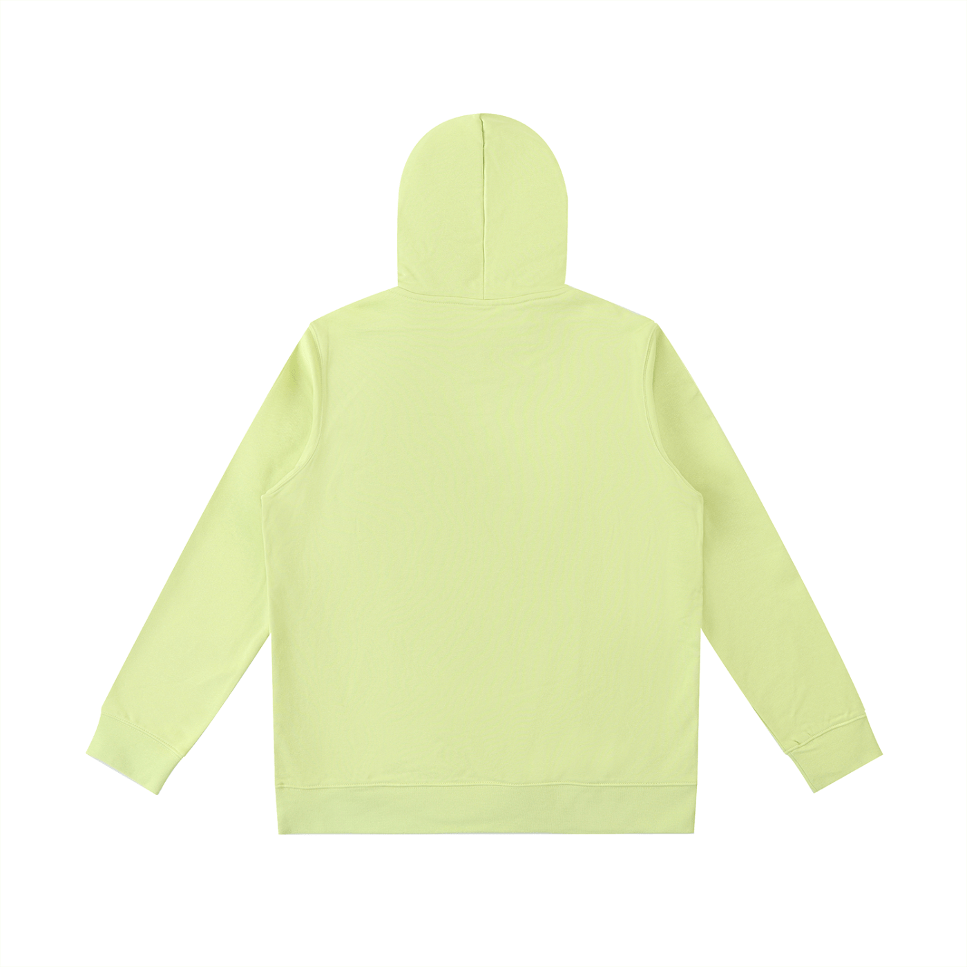 Light green hoodie on a white background
