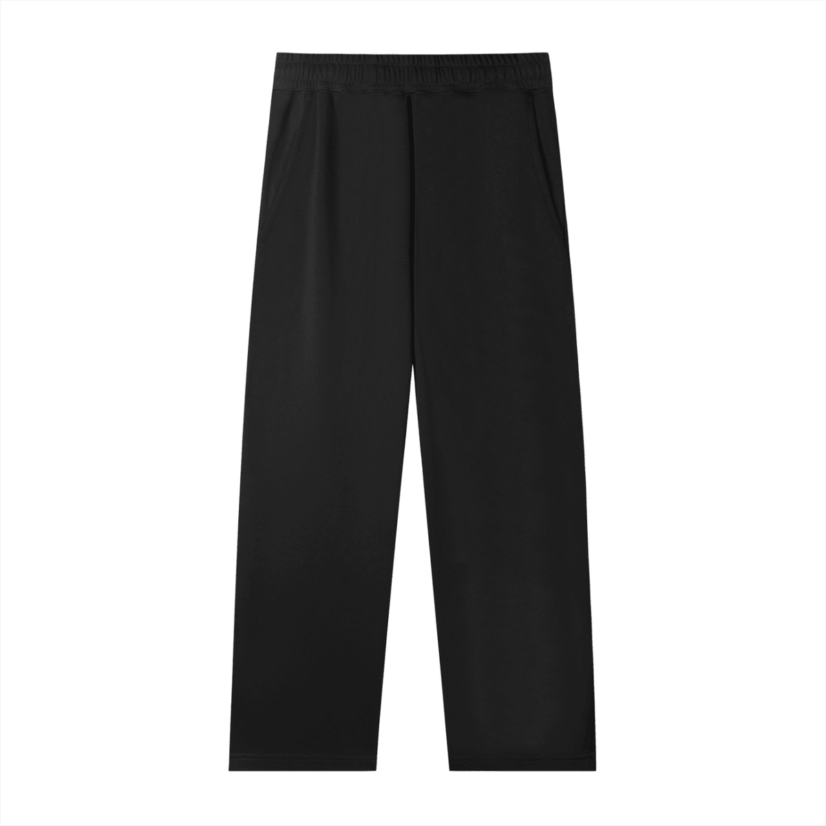Black pants on a white background