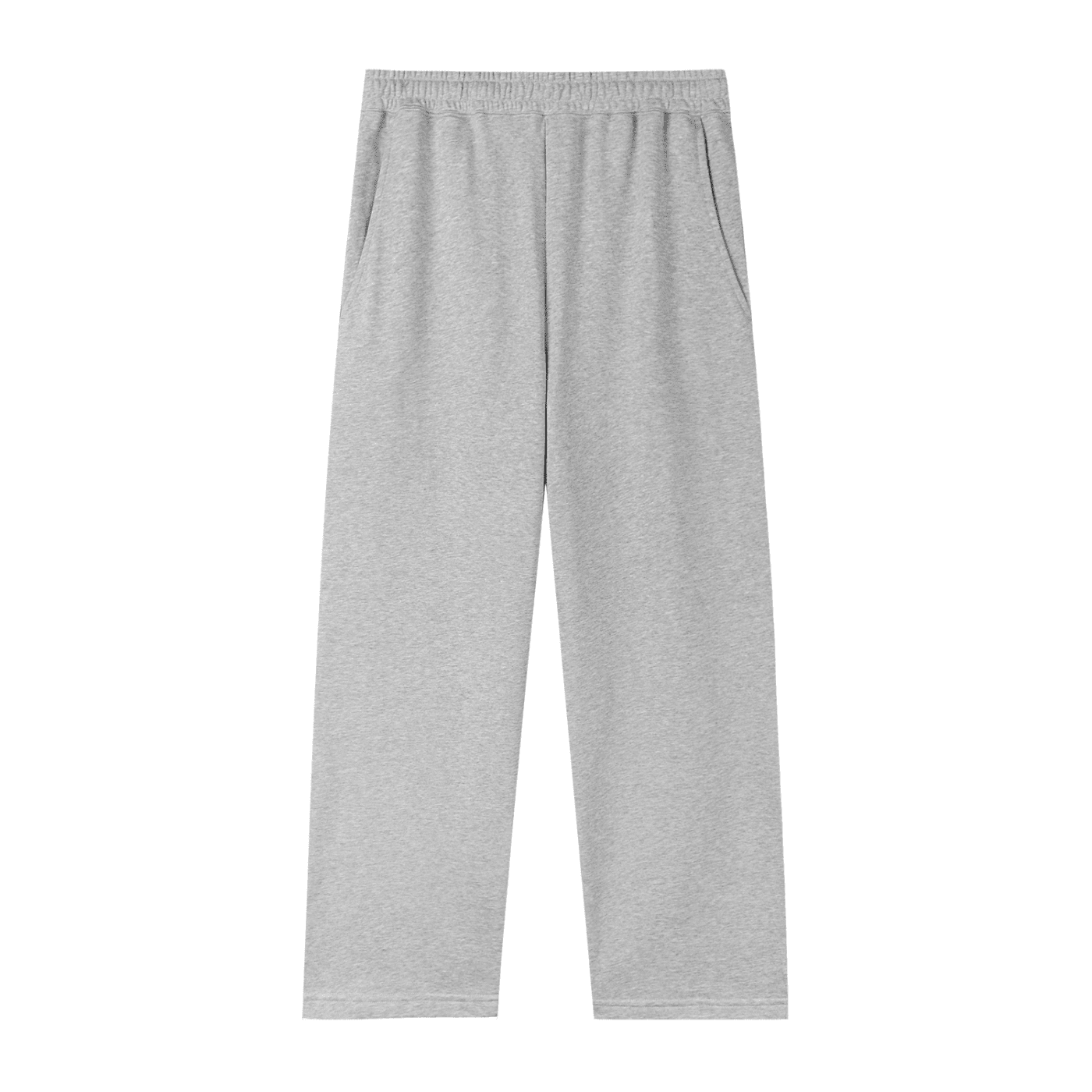 Gray sweatpants on a white background