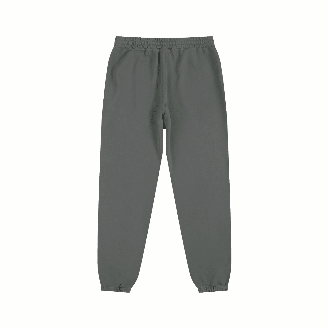 Gray sweatpants on a white background