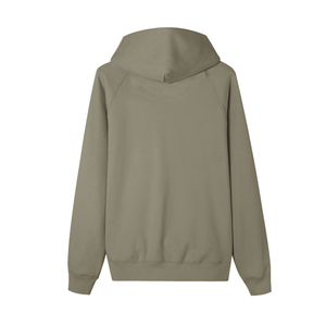 Beige hoodie on a white background