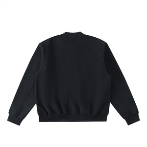 Black sweatshirt on a white background