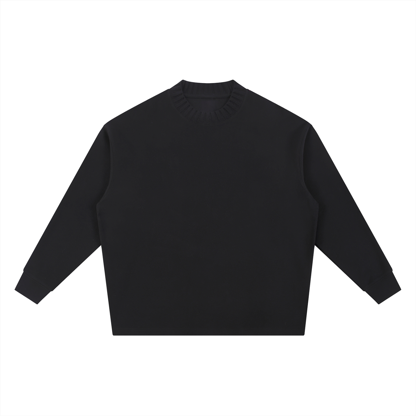 Black sweater with 'SOLAFIDE' logo on a white background