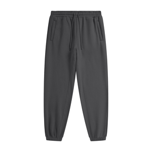Gray sweatpants on a white background