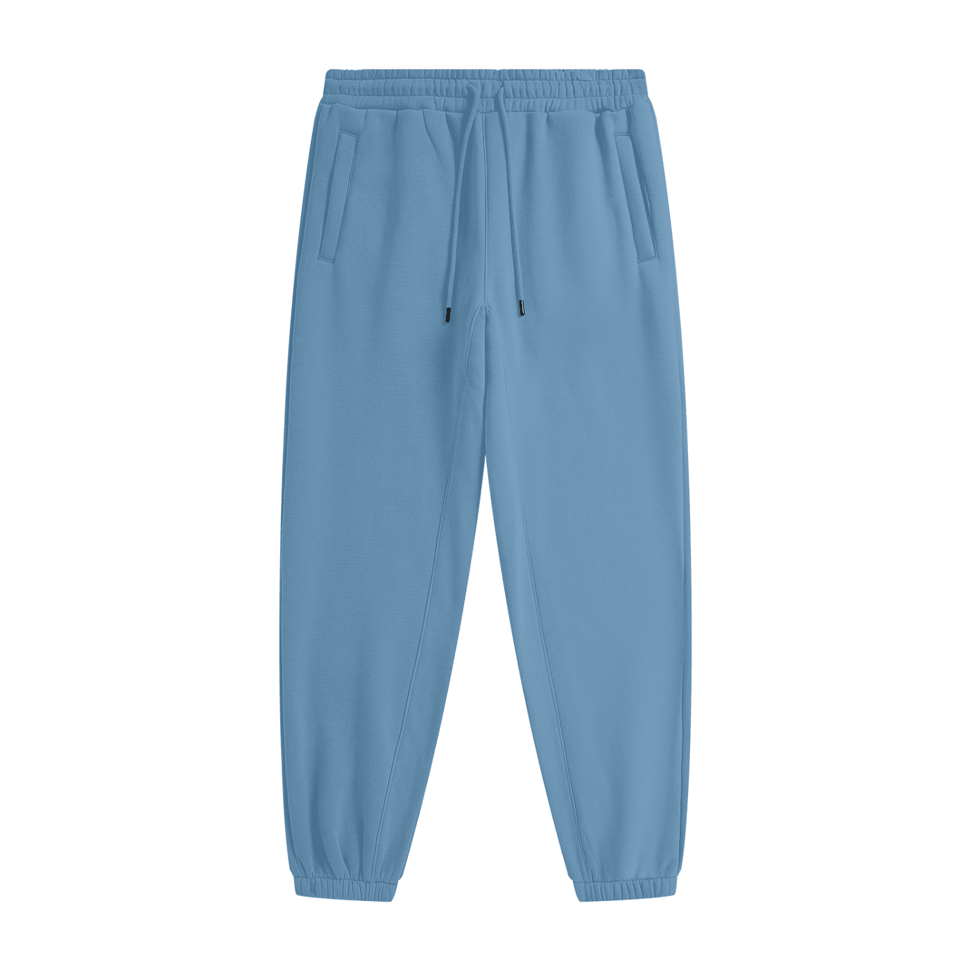 Gray sweatpants on a white background