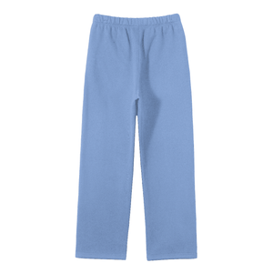 Blue pants on a white background