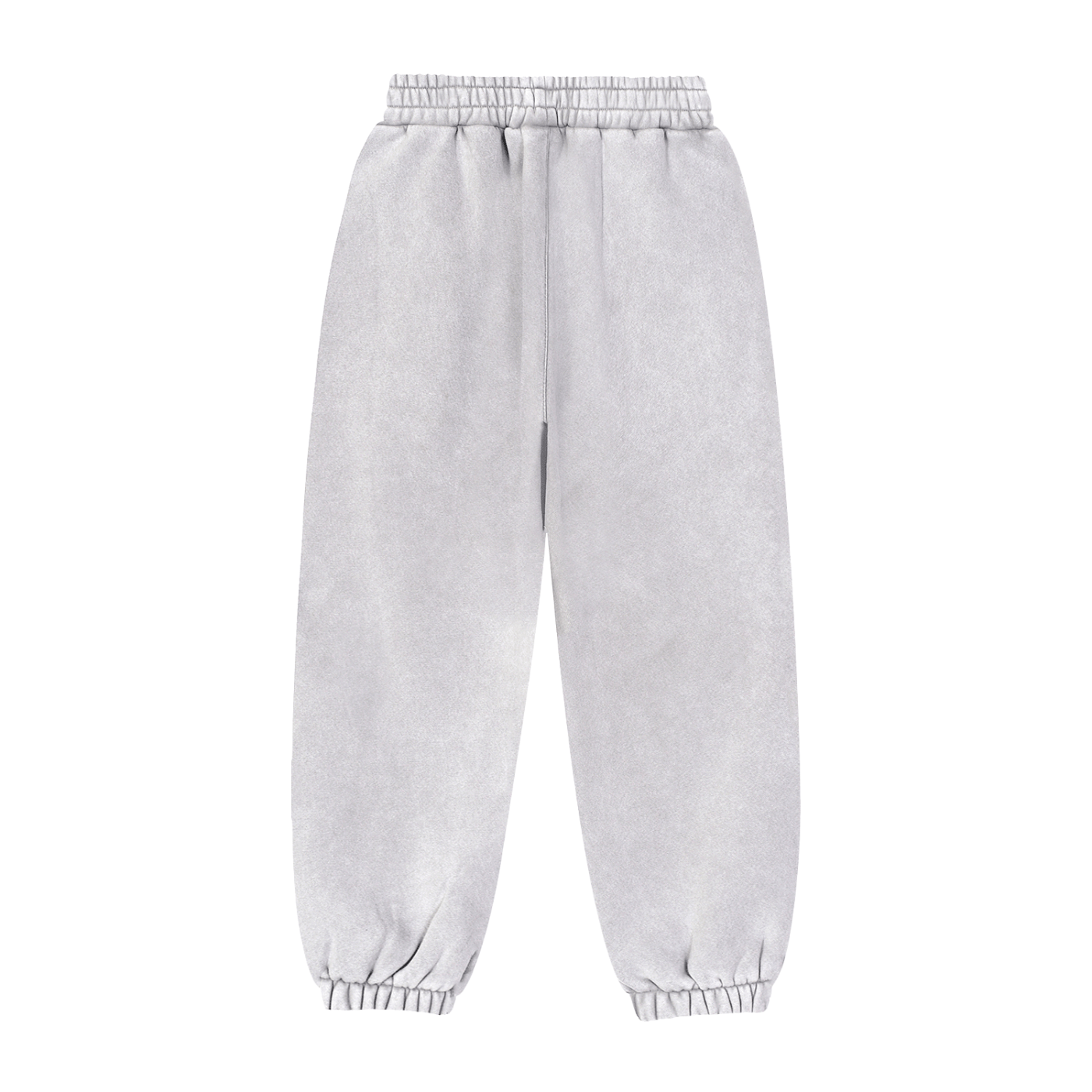 Gray sweatpants on a white background