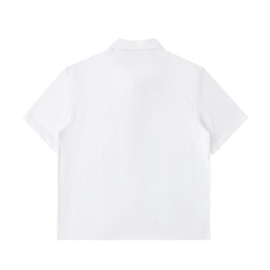 White t-shirt on a white background
