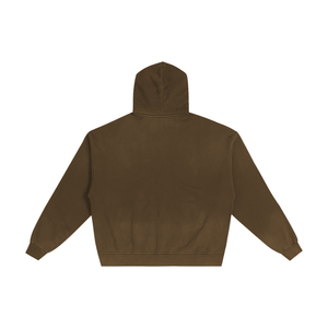 Brown hoodie on a white background