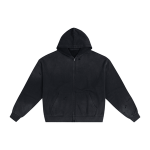 Black hoodie on a white background
