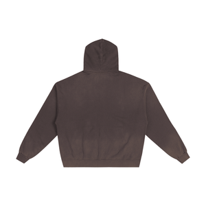 Brown hoodie on a white background