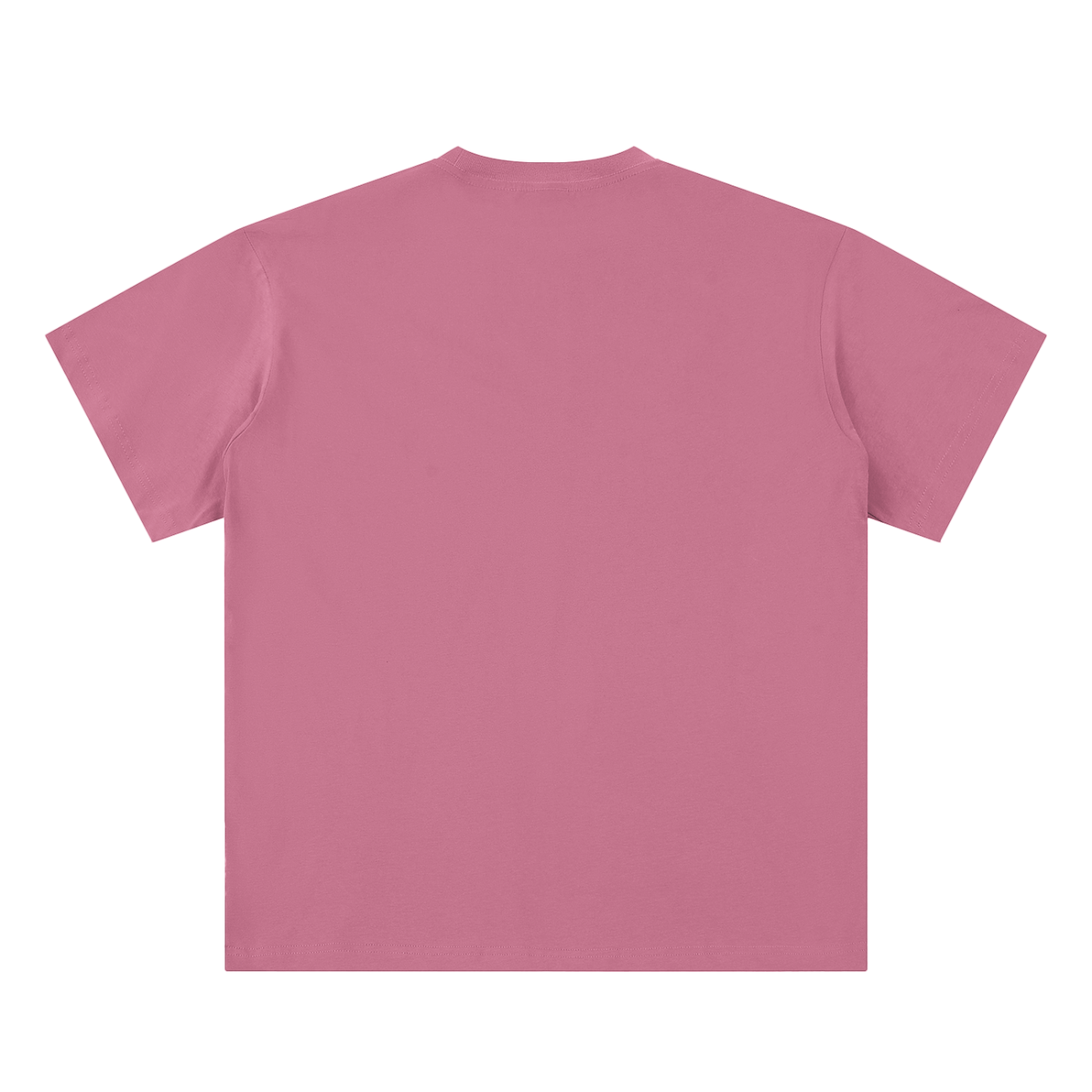 Pink t-shirt on a white background