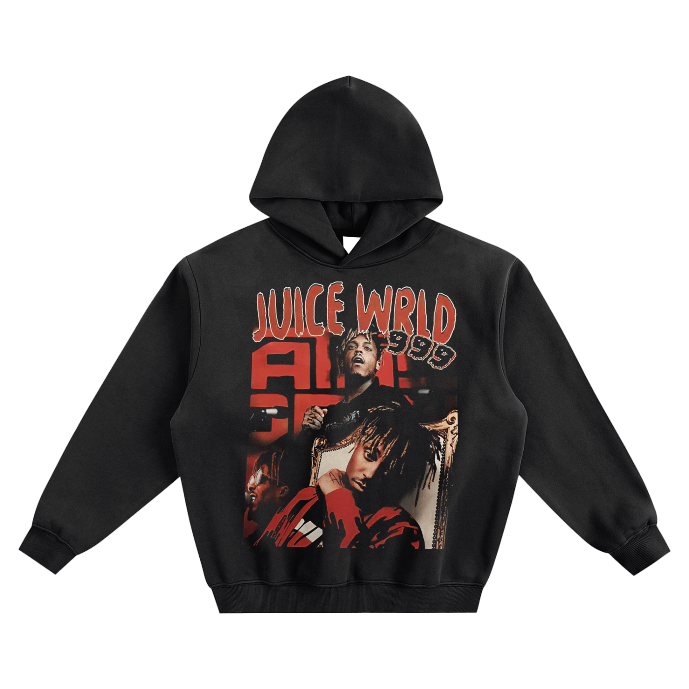Juice WRLD  Black Boxy Hoodie