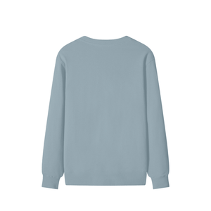 Light blue long-sleeve shirt on a white background