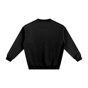 Black sweatshirt on a white background